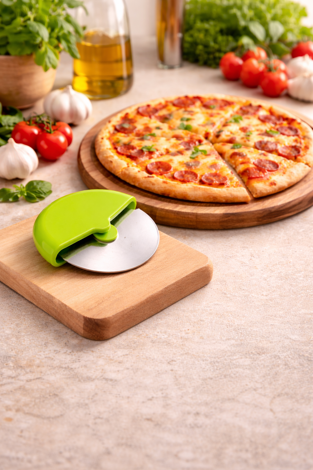 Cortadora de Pizza Premium – Corte Perfecto y Sin Esfuerzo