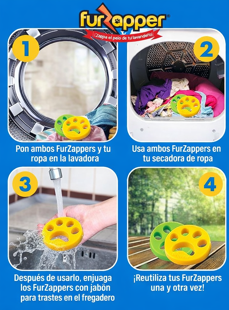 Pack 3×2 – Goma Antipelo Multisuperficie para Lavarropas