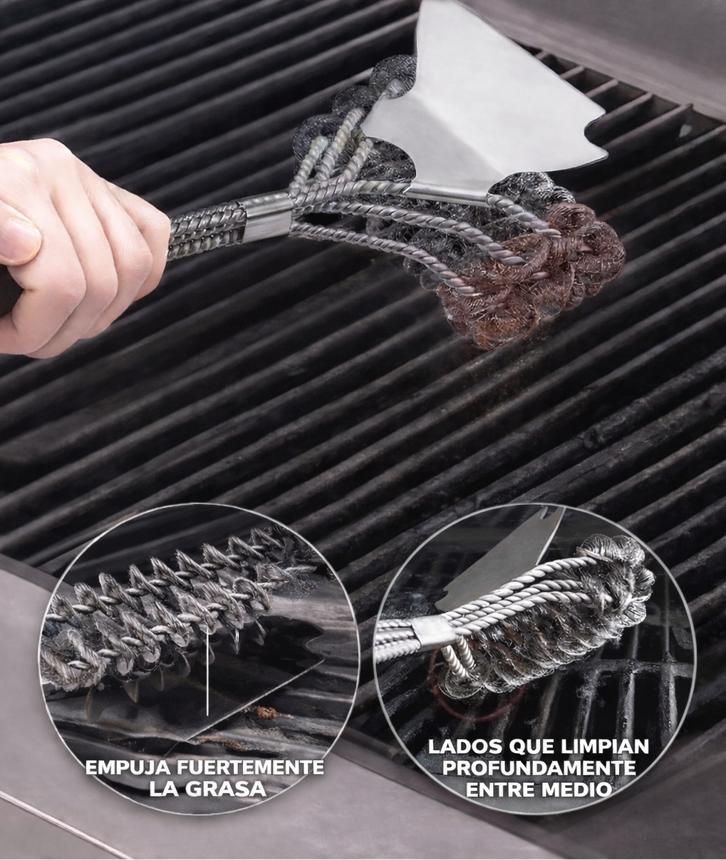 Limpiador de Parrilla Premium – Limpieza Profunda sin Rayar
