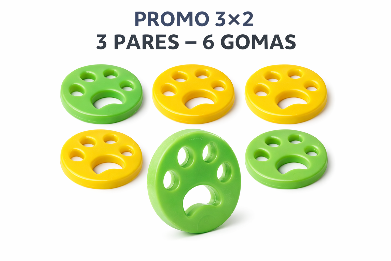 Pack 3×2 – Goma Antipelo Multisuperficie para Lavarropas