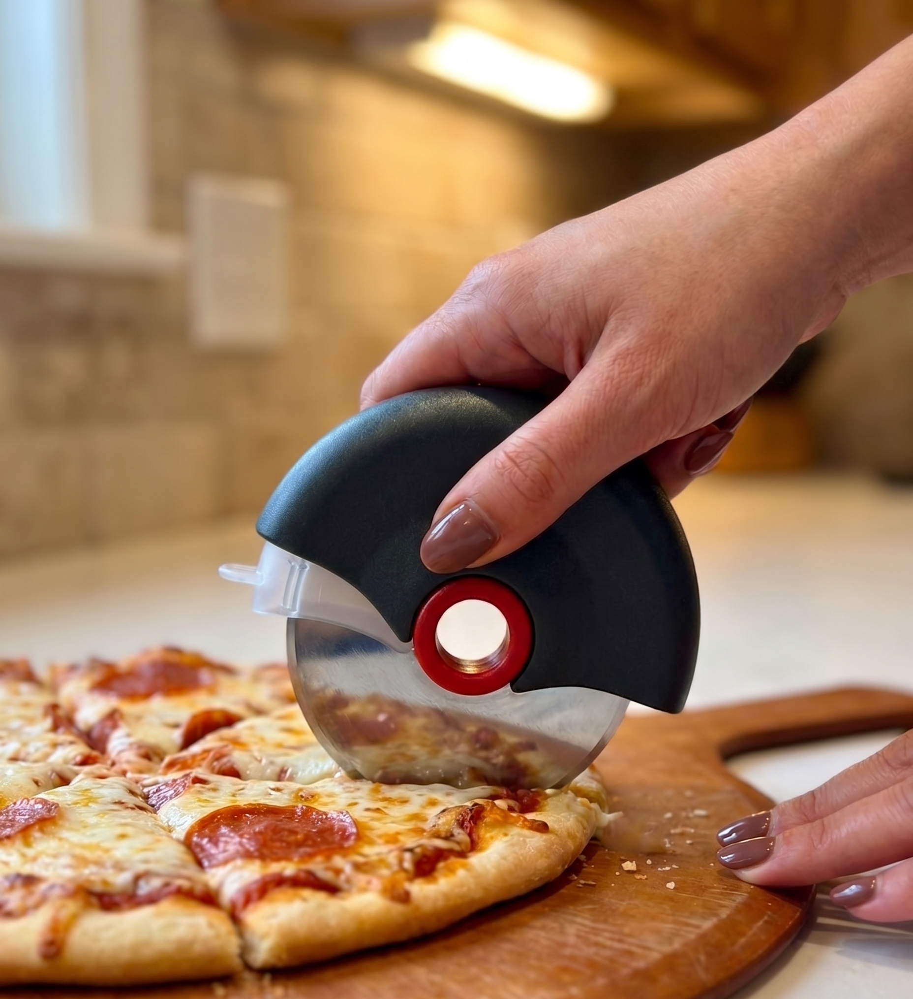 Cortadora de Pizza Premium – Corte Perfecto y Sin Esfuerzo